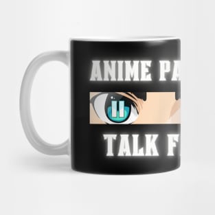 anime paused talk fast Mug